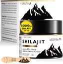 Shilajit Resin, Himalayan Shilajit Organic - 600mg Potency Gold Grade, Shilajit pro muže a ženy s 85 + stopové minerály & Fulvic Acid, pro energii, imunitu a sílu, 83 Sloužit (50g)
