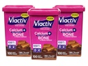 Viactiv Max Formule vápník + vitamín D3 dodatek pro mléko čokoláda, 100 měkkých žvýkaček - 3 balení