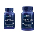Life Extension Advanced Milk Thistle 120 Softgels a Two- Per- Day High Potency Multi- Vitamin & Mineral 120 Tablet Bundle