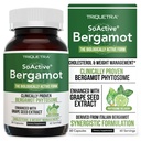 SoActive Bergamot: 2.5X Efektivnější, Italský Citrus Bergamot Phytosome - Klinicky validované 124; Enhanced with Grape Seed Extract - Podporuje Cholesterol & Weight Management (60 Kapsle)