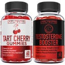 Atlantis Nutrition Tart Cherry 60 Gummies + Testosteron Booster 2- Pack (120 Gummies)