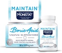 od Makers of Monistat, Udržovat borité kyselé suppository pro ženy, Fragrance- Free Instalts for Vaginal Odor Control and pH Balance Without Irritation, 30 Count