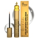 Královna řas Peptid Růstový sérum - Lash & Brow Enhancer s Peptides & Ginseng Root Extract - Hormon Free, Oftalmolog Testovaný Formule pro delší, Fuller řasy (8 ml)