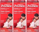 Tylenol Chld Cherry Liq Velikost 4 Fl oz Tylenol Dětské třešňové Blast perorální suspenze Balení 3