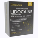 CARELAND 4% Lidokain Gel Patch, 35 Počítání Maximální síla bolest Záplaty pro svalovou úlevu v krku kolena zpět a ramena Nevoňavé Numbing Patch pro mýdlové nervy, Sponky