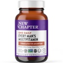 Nová kapitola Men 's Multivitamin pro imunitní, Stress, Heart + Energy Support with Fermented Nutrients - Every Man' s One Daily, Made with Organic Zelenina & Herbs, Non- GMO, Gluten Free - 96 ct