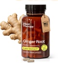 Rostlinoterapie Ginger Root Kapsle vyráběné v USA 4 Měsíční dodávky Calms Upset Stomachs, podporuje trávicí imunitní zdraví, Potent Extract doplňky pro ženy a muže 120 Vegetariánské kapsle
