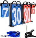 Přenosný scoreboard - Nositelný dosažitelný Stolní Skóre Správce pro Volejbal, Beach Volejbal, Cornhole, Tenis, Ping Pong, Stolní tenis, Billiards