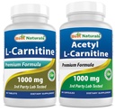 Nejlepší Naturals L- Carnitin 1000mg & Acetyl L- Carnitin 1000mg