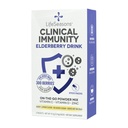 LifeSeasons Clinical Imunity - Elderberry Drink Mix - Chrání a bojuje za zdravou imunitní odpověď - Imunity Booster - 3X Lepší než vitamin C - Serve Hot or Cold - Vitamin C + D + Zinek - (5 Pack)