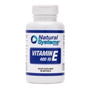 Vitamin E 60 Softgels 400 IU přírodní systémy - Vitamin E doplňky Imunitní systém Podpora * - Vitamin E Softgels Péče o pleť - Přírodní vitamín E Non- Cukr, Non- Umělé přísady nebo konzervační látky