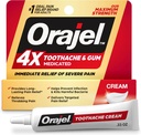 Orajel 4X pro bolest zubů a sliznice: Těžká Cream Tube 0.3oz- From Oral Pain Relief Brand