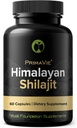 Shilajit Kapsle Vysoká síla Čištěná Primavie Shilajit Sklizeň na 10.000 Feet z Himalájských hor Bohaté na Fulvic kyseliny & Trace Minerály 3. strana Testováno 100% přírodní Made v USA (60)
