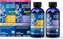 Mamina je Bliss Organic Cough Syrup & Mucus for Kids, Day and Night Combo Pack with Vitamin C and Imunity Support, Obsahuje organický med a Ivy Leaf, 4 Fl Oz (Pack of 2)