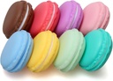 Coolrunner Macaron Case, Mini Macaron Box, Macaron Cute Pill Box, Barevné Macaron Jewelry Storage Box, Shape Storage Box Candy Cute Pill Organizer Case Container (8PCS)