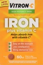 VITRON- C High potency Iron Plus Vitamin C tablety - 60 Ea - 3 balení