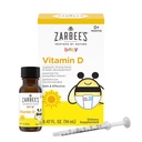 Zarbee je vitamin D Drops pro kojence, 400IU (10mcg) Baby & Toddler Liquid Supplement, novorozenec & Up, Dropper Stříkačka v ceně, 0.47 Fl Oz