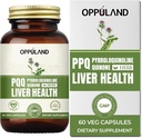 PQQ + Byliny Játra Supports- PQQ Játra Supplement- Pyrrolochinolin Quinone s mléčným Thistle Extract pro játra Health- 60 Veg Kapsle