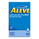 Aleve Pain Reliever & Fever Reducer Tablety, Naproxen Sodná sůl, bolest hlavy, záda a tělo bolest úlevu medicína, 270 Počet