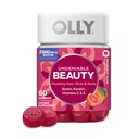 OLLY Nepopíratelné Krása Gummy, Pro vlasy, Kůže, Hřebíky, Biotin, Vitamin C, Keratin, Žvýkací dodatek, Grapefruit, 30 denní dodávky - 60 Počet