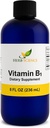 Liquid Vitamin B1 Kapky - Denní Thiamin dodatek k podpoře trávení, Nervový systém, Srdce zdraví, Stress Relief, Natural Energy Booster - 500% DV, 288 Servings per Bottle - 8 fl. oz