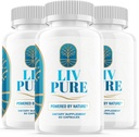 (3 balení) Liv Pure Power by Nature Advanced Formule Játra Živé Pure Perification Function Dodatek funkce (180 Kapsle)