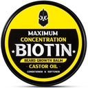 Plešoun, maximální koncentrace BIOTINU, s oleji Castor a olejem Argan & Jojoba, Promotes Beard Growth, Styles, Zesiluje & Softens Beards & Mustaches, 2 Ounce Consultandalwood