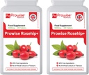 Rosehip Health + (balení po 2) 5000mg 120 tablet - britská vyrobená GMP Zaručená kvalita - Vhodné pro vegetariány a vegany od Prowise Healthcare