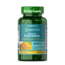 Puritan je hrdost kurkumin 1,000mg, Standarized na 95% cucuminoidy, Bylinné dietní dodatek pro antioxidant zdraví, 60 Raspid uvolnění kapsle