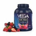 Vega Sport Vegan Protein Powder + Recovery - 30g Plant Based Protein per Serving, Berry, 45 Servings, 5g BCAA, Probiotika, NSF Certified, For Shakes & Smoothies, 4.2lbs (Balení květen Vary)