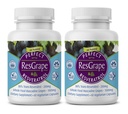 Perfektní doplňky - Perfect ResGrape Resveratrol - 60 Kapsle - Trans- Resveratrol & Organic Muscadine Garzes - 2 Pack