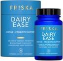 FRISKA Mléčný Ease CLAS124; Digestivní enzymy a doplněk k probiotice CLAS124; Promotes Better Digestion CLAS124; Natural Lactosa Intolerance Relief & Support CLAS124; 30 Kapsle