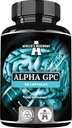 APOLLO 'S HEGEMONY Alpha- GPC 600mg na denní dávku - 90 Vegan Cholin Kapsle - 99% Cholin Alfoscerát Dietní dodatek - Lipid Choline - Paměťové a koncentrační kapsle