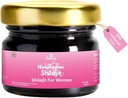 Nature 's Vibe Pure Shilajit for Women - Energy, Strength, Hormon Balance for Womens, Gold Grade A Shilajit Resin with Ashoka, Shatavari & Chastberry - 85 + Minerály - 60 Serving