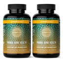 Primal Harvest 2 Pack, Primal Bone Health vápník karbonát kostní komplex pro muže a ženy s vápníkem, hořčík, zinek, mangan, draslík, & L- karnitin (240 Kapsle)