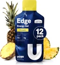 UCAN Edge Energy Gel Střelba, Ananas (12, 1.87 Ounce Packets) pro běh, školení, cvičení, Fitness, Cyklistika, Crossfit 124; Sugar- Free, Vegan, & Keto Friendly Energy Dodatek