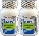 Floranex Probiotic for Colon Health Generic for Lactinex 50 Tablet per Bottle Pack of 2 Total 100 Tablet