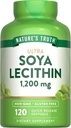 Nature 's Truth Ultra SOYA Lecithin 1200 mg, 120 Count (balení po 1)