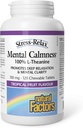 Stress- Relax Chewable Suntheanine L- Theanine 100 mg by Natural Factors, Non- Drowsy Stress Support for Mental Calmness and Relaxation, Tropical Fruit Flavor, 120 Tablet