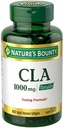 Nature 's Bounty Tonalin pilulky a dietní doplněk, Dieta a podpora těla, 1000 mg, 50 Rychlé uvolnění Softgels