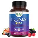 LUNA děti 124; # 1 Spící pomůcky tablety pro děti 4 + a citlivé dospělé 124; přirozeně sourced ingredience 124; 60 x Žvýkací pilulky 124; Gentle, Bylinný dodatek s heřmánkový, melatonin, Valerian & Lemon Ball