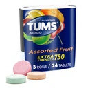 TUMS tablety, 8 Počet (balení po 3)