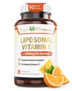 Lipozomální vitamin C Dietní dodatek, Kapsle bez GMO, Soy Free, gluten zdarma