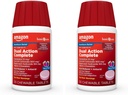 Základní péče Dual Action Kompletní, Žvýkací kyseliny Reducer Plus Antacida Tablety, Berry Flavor, Heartburn Medicine, Acid Indigestion Relief, 50 Počet (Balení po 2)