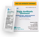 Globe (25 Pack Triple Antibiotic Ointment Single Packet, First Aid Kit for Minor Scratches, Wounds, Cutts, and Burns, Prevents Infektion, Aktivní ingredience v porovnání s vedoucí značku, Cestovní velikost, 0.9g