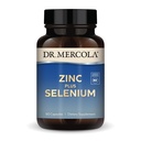 Dr. Mercola zink Plus Selen - Minerální směs doplněk - pro imunitní, Brain & Respirační podporu - Obsahuje zink Glycinát Chelate & Copper - GMO- Free & gluten- 90 Kapsle (90 Služeb)