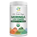 Certified Organic Moringa Leaf Powder-1Lb. USDA Certified Organic. 100% čisté a originální. Přirozeně zvyšuje energii, metabolismus a imunitu. Syrové zelené celé superjídlo. Bez GMO, bez glutenu