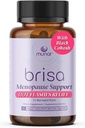 Munar Brisa Menopauza Support - Hormonální rovnováha pro ženy s mléčným Thistle, Vitex, Black Cohosh a Rhubarb. Snižuje návaly horka, zvyšuje energii, Detox jater - 30denní zásobování (60 kapslí)
