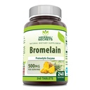 Bylinné tajemství Bromelain dodatek 500 Mg Tablety dodatek 124; Non-GMO 124; gluten zdarma 124; Made in USA (240 Počet)