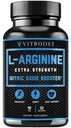 Extra síla L Arginin Kapsle 1500mg - Oxidy dusíku doplňky pro Stamina, Svalová, Vascularity & Energy - Výkonný NO Booster s L- Arginin, L- Citruline & Essential Amino Acids